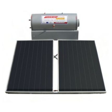 THERMOSTAHL Ηλιακός Θερμοσίφωνας 200 Lit (1*2) Επιλεκτικού Συλλέκτη 3πλής ενέργειας