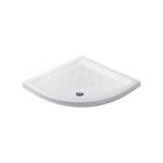 Ντουζιέρα Porcelain Flat 2 Ημικυκλική (90 x 90 x 6.5h) Φ60 KARAG
